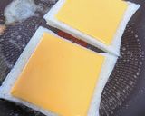 フライパンで♫ホットサンド ハムチーズ作り方6写真