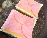 フライパンで♫ホットサンド ハムチーズ作り方7写真