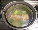 シャトルシェフで作る豚の角煮ニンニク風味作り方5写真