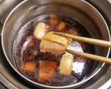 シャトルシェフで作る豚の角煮ニンニク風味作り方11写真
