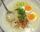 タイ風肉団子入りのお粥（カオトム・カイ）作り方9写真