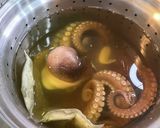 明石の生タコで作る たこ焼き粉で明石焼き作り方6写真