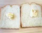 甘い玉子焼きの辛子マヨサンド作り方1写真