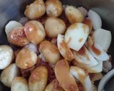 シマチョウ（牛ホルモン）のとろとろ煮作り方4写真