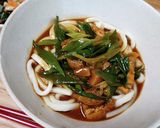 九条ねぎとおあげのカレーうどん作り方7写真