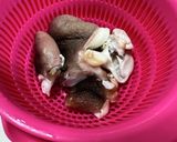 生タコの頭がメインのオリーブオイルパスタ作り方3写真