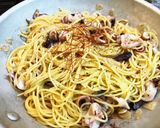 生タコの頭がメインのオリーブオイルパスタ作り方11写真