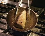 紀州ケンケン鰹のフライパンで簡単たたき作り方1写真