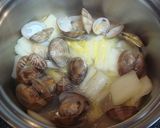 あさりの旨みがじわっ★白菜クリームスープ作り方3写真