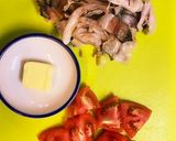 イカの一夜干しとトマトのバター醤油炒め♡作り方1写真