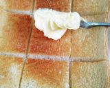 トースト小豆イチゴ作り方4写真
