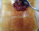 トースト小豆イチゴ作り方5写真