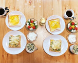 お家カフェ盛り付け案❁プレート無トースト作り方7写真
