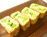 冷凍むき枝豆とチーズの卵焼き(お弁当)作り方9写真