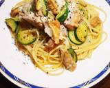 簡単☆若鶏とズッキーニのレモン風味パスタ作り方6写真