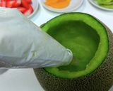 米粉の丸ごとメロンケーキ 1作り方14写真