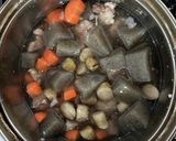 お酒のアテに☆豚かしら煮込み作り方2写真