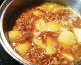 メークインのカレー風味そぼろ煮作り方6写真