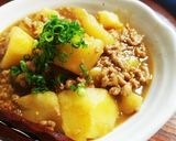 メークインのカレー風味そぼろ煮作り方8写真