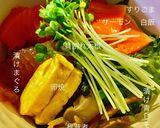 No3061サーモンと漬けまぐろ丼作り方9写真