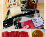 漬けマグロwithシャキシャキ大根サラダ作り方1写真