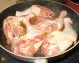 骨付きモモ肉の和風煮込み作り方1写真