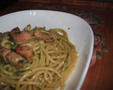 ルッコラとベーコンのパスタ作り方4写真