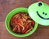 電子レンジで父の日☆混ぜるだけハンバーグ作り方5写真