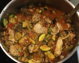 鶏もも肉と夏野菜のトマト煮作り方10写真