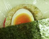 簡単♪天むす風タヌキごはん＊味玉おにぎり作り方9写真