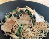 味つけシンプルに♪豚バラ塩焼きそば作り方9写真