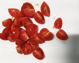 市販のミートソースが大変身♪トマたま辛麺作り方1写真