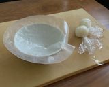 夏のお弁当にてるてる坊主のおにぎり坊主作り方3写真