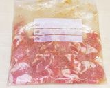 しゃぶしゃぶ肉と野菜炒め作り方1写真