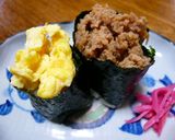 軍艦巻きのお弁当♪作り方1写真