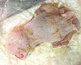 鶏もも肉の酒蒸し・生姜風味作り方1写真