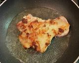 鶏もも肉の酒蒸し・生姜風味作り方3写真