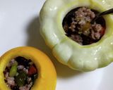 パティソン（UFOズッキーニ）の肉詰め作り方5写真