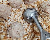 えび団子のクルトン鹿の子揚げ＊海老パン作り方4写真