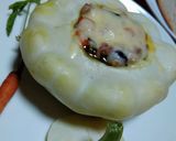 パティソン（UFOズッキーニ）の肉詰め作り方8写真