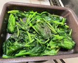 ニンニク香るほうれん草の炒め物作り方7写真