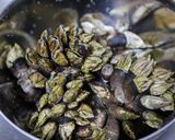 亀の手の塩茹で作り方1写真