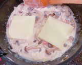 きのことベーコンのチーズクリームパスタ作り方5写真