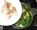 冷たい茗荷キムチスープ♪簡単血流漢方薬膳作り方9写真