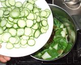 冷たい茗荷キムチスープ♪簡単血流漢方薬膳作り方8写真