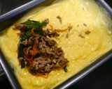 簡単！ニラ肉生姜焼きの卵焼き作り方3写真