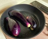 フライパンで　レモン白だし焼きナス作り方1写真