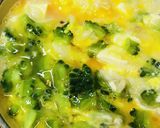 雑炊の素活用●ゴーヤーチャンプルー風雑炊作り方4写真