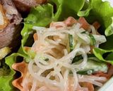 肉じゃがオムレツと牛ちくわ巻き弁当作り方4写真