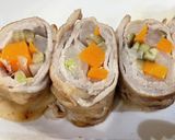 生姜焼き 野菜巻き作り方24写真